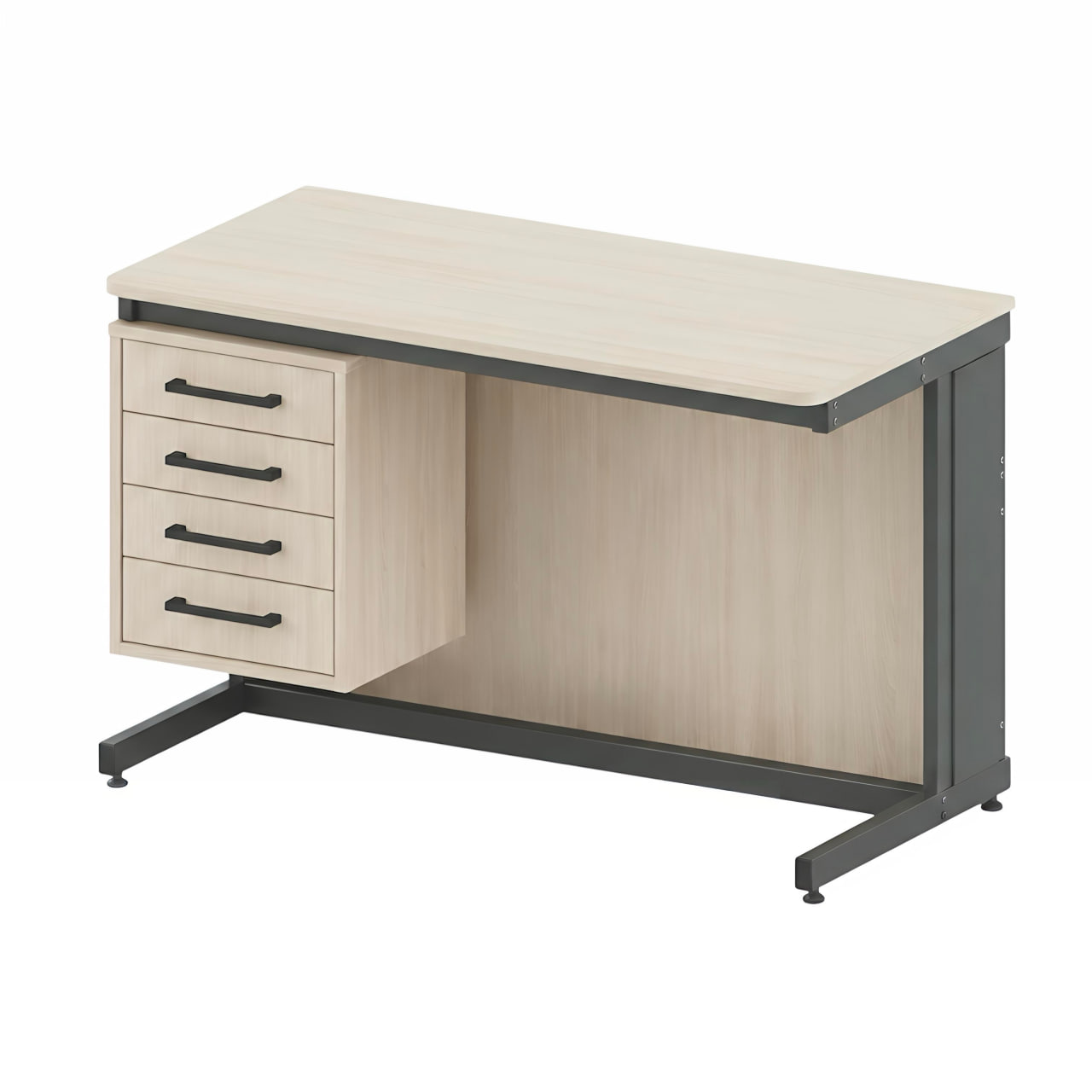 Стіл лабораторний Pro Line з підвісною тумбою, стільниця покрита пластиком HPL, 1200х600х760 мм ,АНШАР ГРУП ( 100404 HPL)